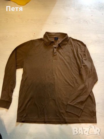 Hugo Boss Мъжка оригинална блуза с якичка, снимка 1 - Блузи - 25310573