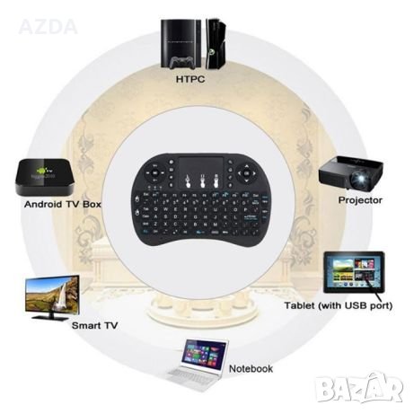мини безжична клавиатура Mini wireless Bluetooth keyboard , снимка 7 - Клавиатури и мишки - 25855630