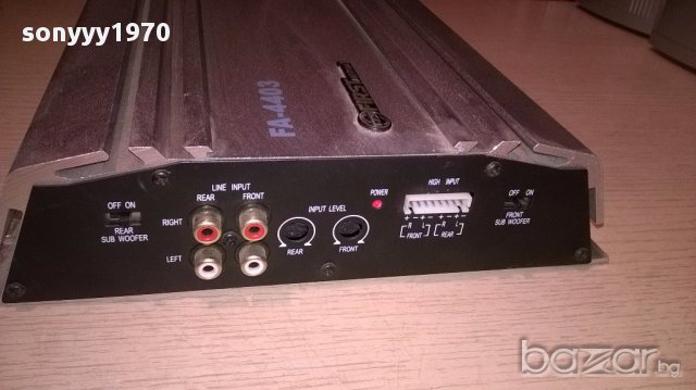 First fa-4403 austria 1800watts/4 chanel-внос швеицария, снимка 7 - Аксесоари и консумативи - 13388456