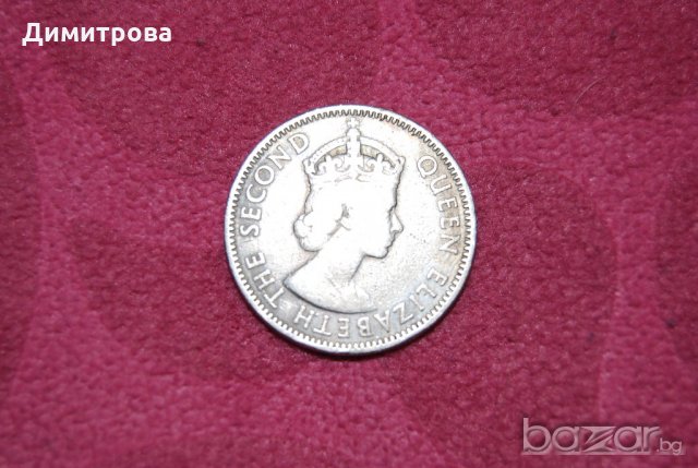 50 милс Кипър 1955 рядка, снимка 2 - Нумизматика и бонистика - 19919380