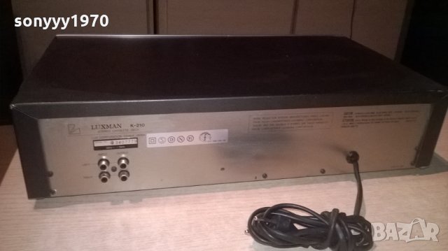 luxman k-210 deck-made in japan-внос швеицария, снимка 15 - Декове - 25115060