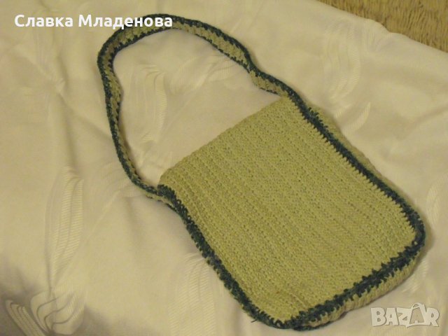 Плетена чанта, снимка 2 - Чанти - 21694587