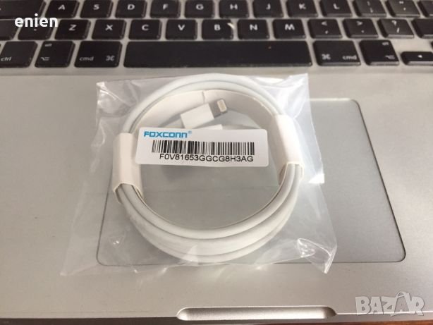 Foxconn USB lightning кабел iPhone XS XR 11 12 Pro Max /Оригинал 1М/2М