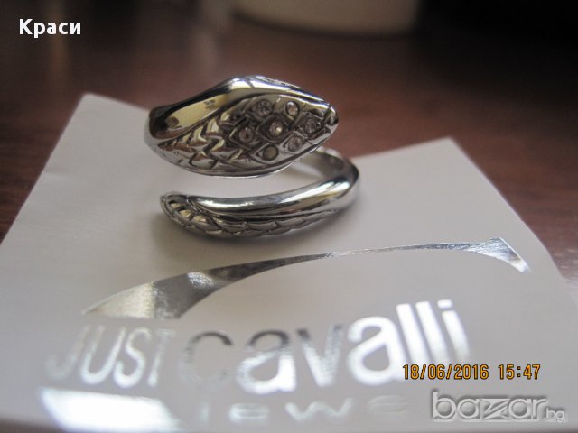 Оригинален нов пръстен Just Cavalli, снимка 2 - Пръстени - 17385180