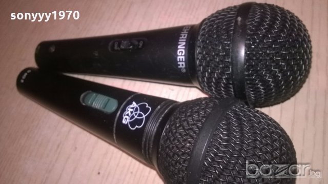 akg & behringer-маркови микрофони-внос швеицария, снимка 5 - Микрофони - 19164836