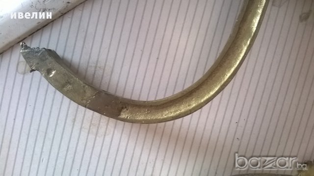 две бронзови рамена за полилей,аплик, снимка 5 - Антикварни и старинни предмети - 17701556