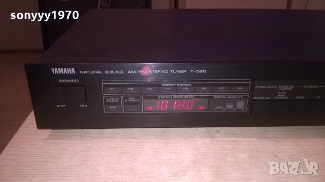 yamaha t-520 stereo tuner-made in japan-swiss, снимка 3 - Ресийвъри, усилватели, смесителни пултове - 24318453