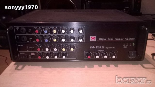 Jarguar suhyoung pa-203 lll 2x200watts-amplifier-внос швеицария, снимка 3 - Ресийвъри, усилватели, смесителни пултове - 15485077