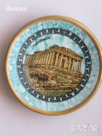 Декоративна чиния от Гърция-1, 2, снимка 2 - Статуетки - 25617886