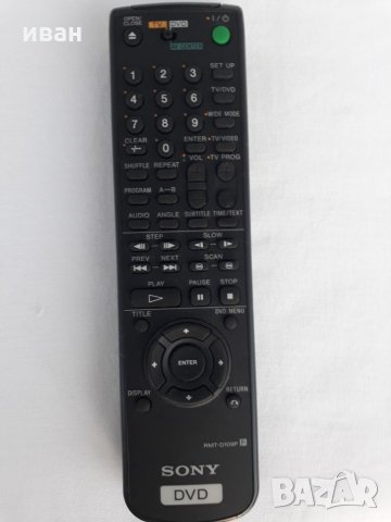 SONY DVD - RMT-D109P - дистанционно управление, снимка 1 - Ресийвъри, усилватели, смесителни пултове - 22870609