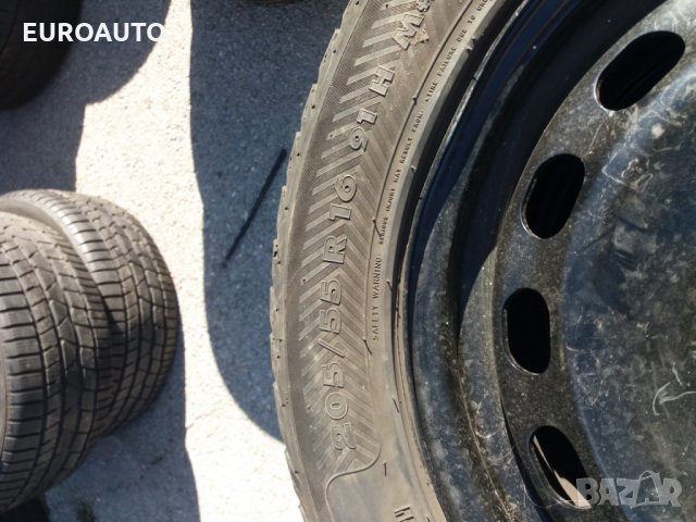 4бр зимни гуми с стоманени джанти за сеат, шкода, фолксваген 16", снимка 4 - Гуми и джанти - 24723658