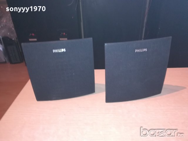 philips-2бр тонколони-внос швеицария-19х19х8см, снимка 5 - Тонколони - 21084226