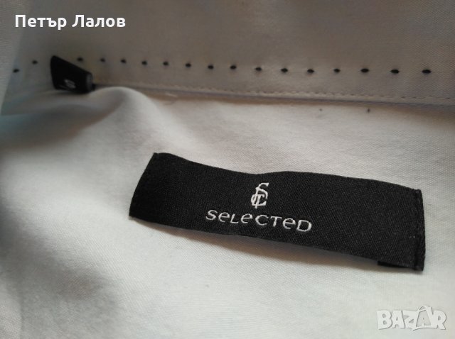 Намалена SELECTED светлосиня риза мъжка, снимка 4 - Ризи - 24859732