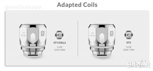 Vaporesso GT CCELL2 Coils 0.3 Ohm Coils изпарителни глави за вейп, снимка 3 - Вейп без пълнители - 22149895