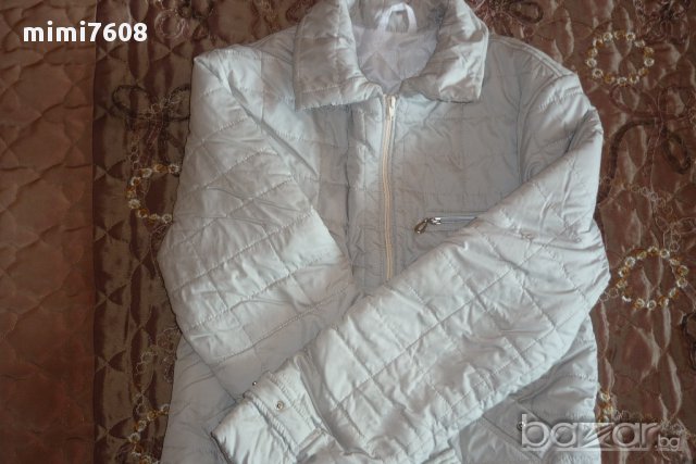 дамско  яке-свтлосиво към бяло, снимка 1