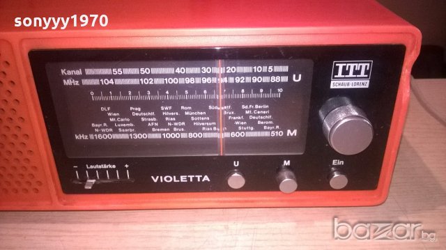 itt schaub lorenz-violetta-внос швеицария, снимка 11 - Ресийвъри, усилватели, смесителни пултове - 19576361