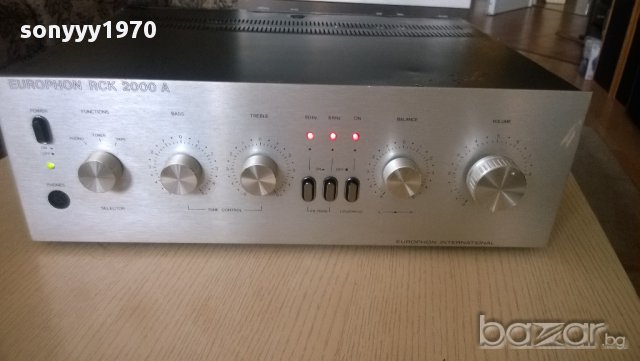europhon rck 2000a stereo amplifier-нов внос швеицария, снимка 4 - Ресийвъри, усилватели, смесителни пултове - 8577640