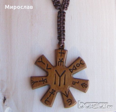 Плетена верижка със Седмолъчица/Розета, снимка 2 - Колиета, медальони, синджири - 20253986