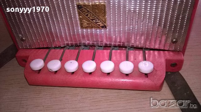 Ретро руски акордеон 20х20х12см-за колекция/ползване, снимка 11 - Акордеони - 17930322
