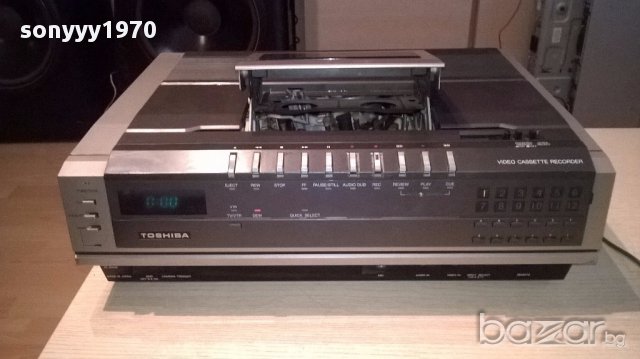 Toshiba v-8659 made in japan-ретро/колекция-внос швеицария, снимка 2 - Ресийвъри, усилватели, смесителни пултове - 16158896
