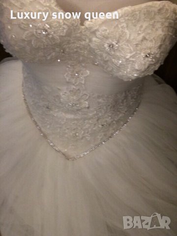 ПРОМО!!! Булчинска  Сватбена рокля Принцеса, снимка 3 - Сватбени рокли - 23042735