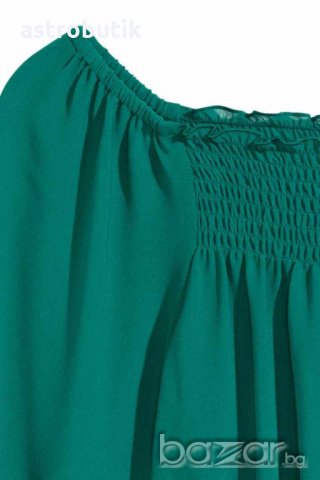Блуза H&M в зелено-намаление!, снимка 2 - Блузи с дълъг ръкав и пуловери - 19018721