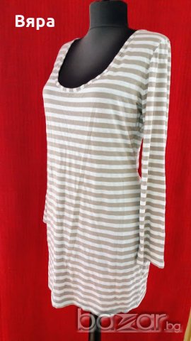 Дамски блузон - Petite! Комфортна памучна материя - райета!, снимка 10 - Туники - 21364540