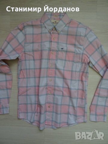 мъжка риза HOLLISTER размер L, снимка 3 - Ризи - 23984166