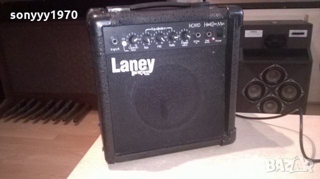 laney hcm10 guitar amplifier-30х29х18см-внос англия, снимка 3 - Ресийвъри, усилватели, смесителни пултове - 22837305