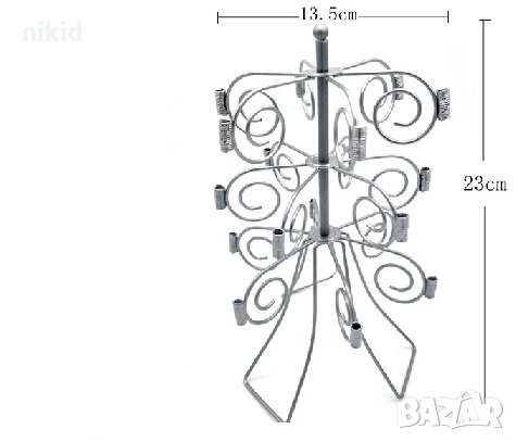 метална стойка поставка за 18 бр близалки 3 етажа за парти и рожден ден, снимка 2 - Други - 18574581