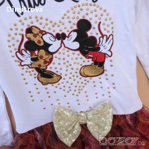 П Р О М О - 29.90 лв. Чудесна рокля с Мини маус/minnie Mouse, Дисни, снимка 2 - Детски рокли и поли - 9538574