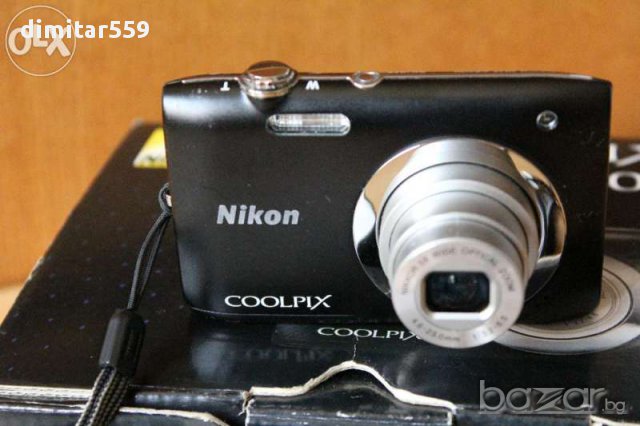 HD Nikon Colpix S2600 14MP фотоапарат като нов, снимка 2 - Фотоапарати - 11088224