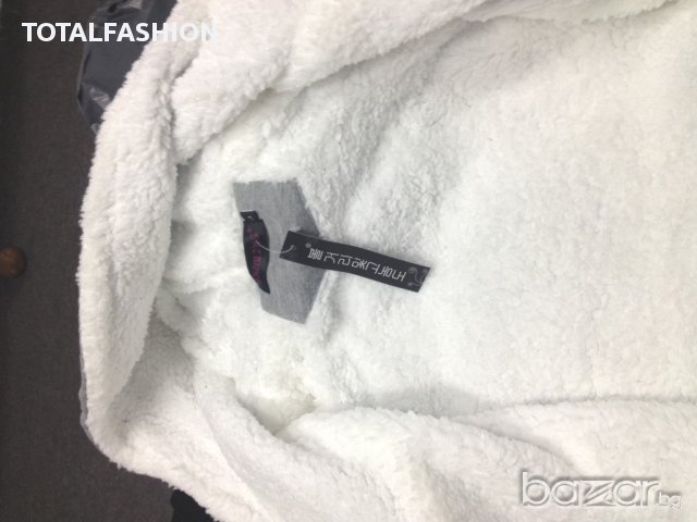 НАЛИЧНИ! ТОП МОДЕЛ ЦЯЛОТО С БЯЛ ПУХ ВЪТРЕ МОДНО ДАМСКО ТОПЛО ЯКЕ, снимка 2 - Якета - 12720758
