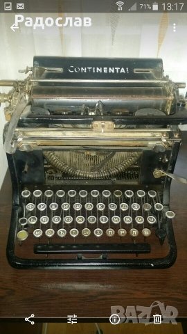 Пишеща машина Continental , снимка 5 - Антикварни и старинни предмети - 23583158