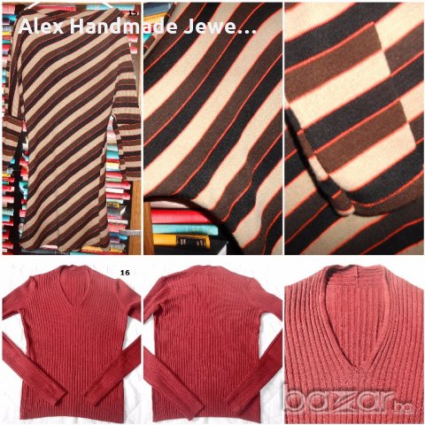 Дамски блузи, ризи, туники, жилетки, болера нови и отлични, снимка 6 - Блузи с дълъг ръкав и пуловери - 19797049