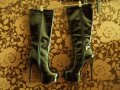 Ботуши  на висок ток 16см -лачени, снимка 2