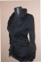 Дамско  черно сако с дантела Енита, снимка 3