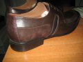 Мъжки обувки,,Navvi,, м81102  естествена кожа кафе-НАМАЛЕНИЕ