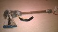 АНТИК-африканска ретро томахавка 45х17см-внос швеицария, снимка 4