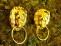Позлатени сребърни обици, снимка 5