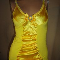Нов изящен жълт дамски топ / потник, дамско бюстие, корсет, дамска блуза / тениска без ръкави, ръкав, снимка 3 - Корсети, бюстиета, топове - 9015436