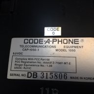  CODE-A-PHONE MODEL 1050 , снимка 4 - Стационарни телефони и факсове - 18593026
