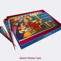  Kaveri Henna Cones 25g / Кавери Къна в Конус 25гр, снимка 2 - Козметика за тяло - 17350839