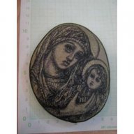 Икона върху речен камък, снимка 1 - Други ценни предмети - 7599184