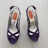  Елегантни летни сандали с висок ток и чанта, снимка 3 - Сандали - 17392812