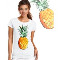 ДАМСКА ТЕНИСКА - PINEAPPLE, снимка 1 - Тениски - 21824841