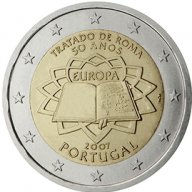2 Евро монети (възпоменателни) емитирани 2007г (50 години от Подписването на Римският договор), снимка 13 - Нумизматика и бонистика - 16924227