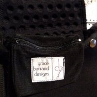 Дам.чанта-/неопрен/-"ATOM BAGS"-черна. Закупена от Италия., снимка 6 - Чанти - 22401487