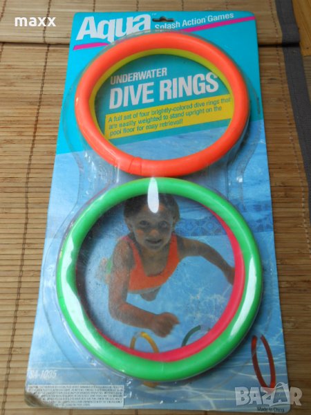 Водни играчки Aqua Underwater Swim Pool Dive Rings, снимка 1