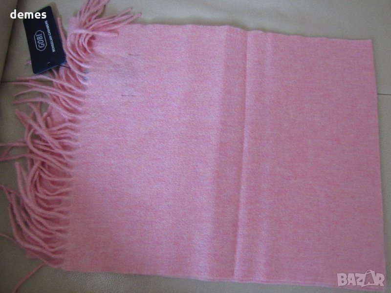  Фин шал 100% кашмир, корал, Монголия, снимка 1